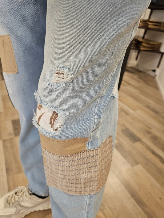 JEANS PATCHWORK BLOCK ELEVEN