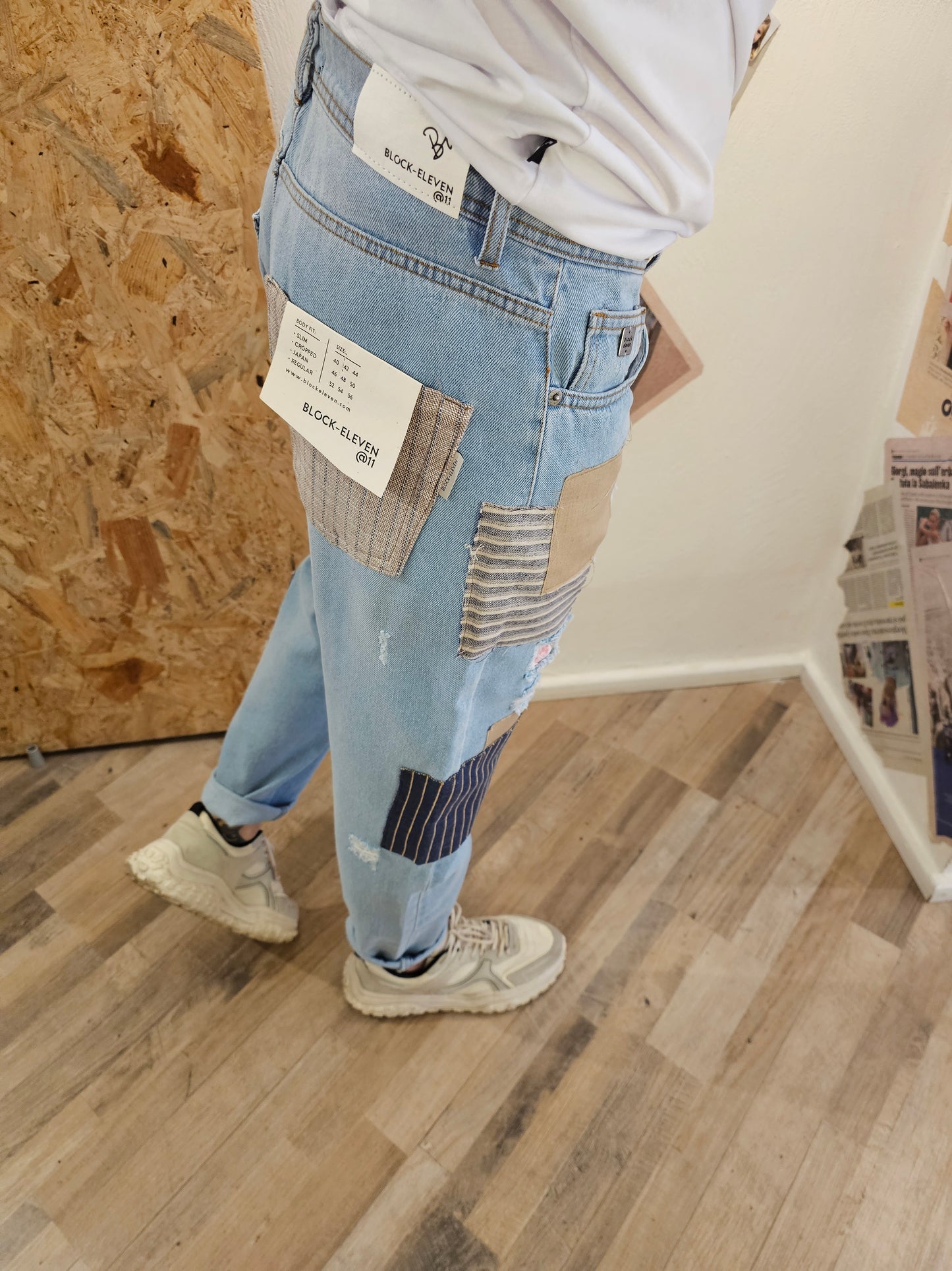 JEANS PATCHWORK BLOCK ELEVEN
