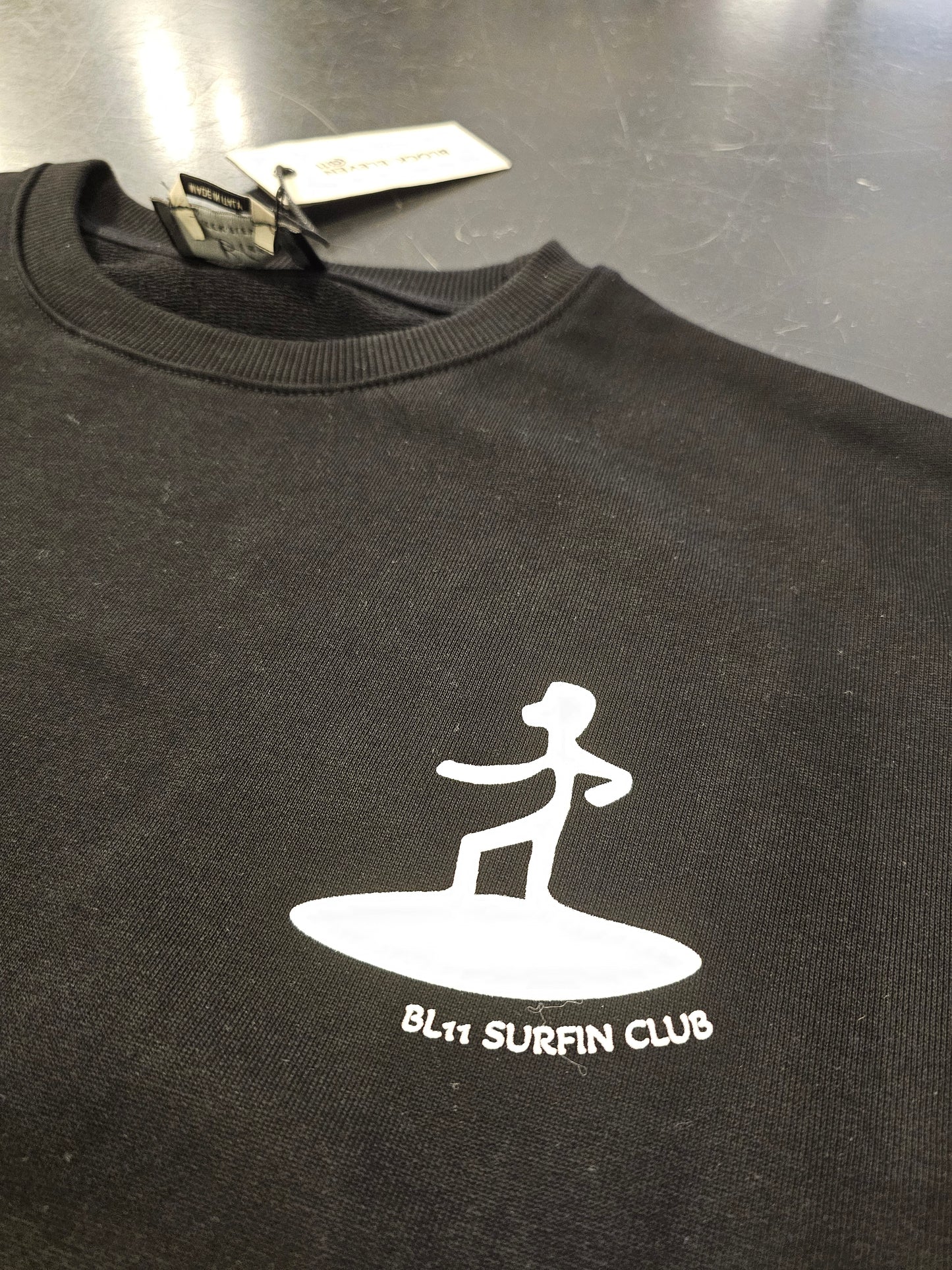 FELPA CLUB SURF STAMPA RETRO