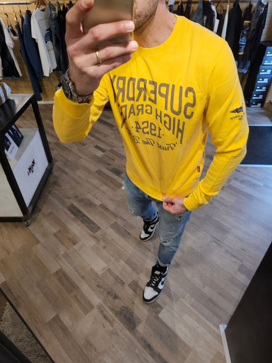 FELPA SUPERDRY MARINE GIALLA