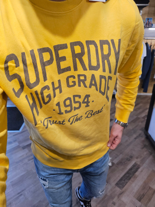 FELPA SUPERDRY MARINE GIALLA