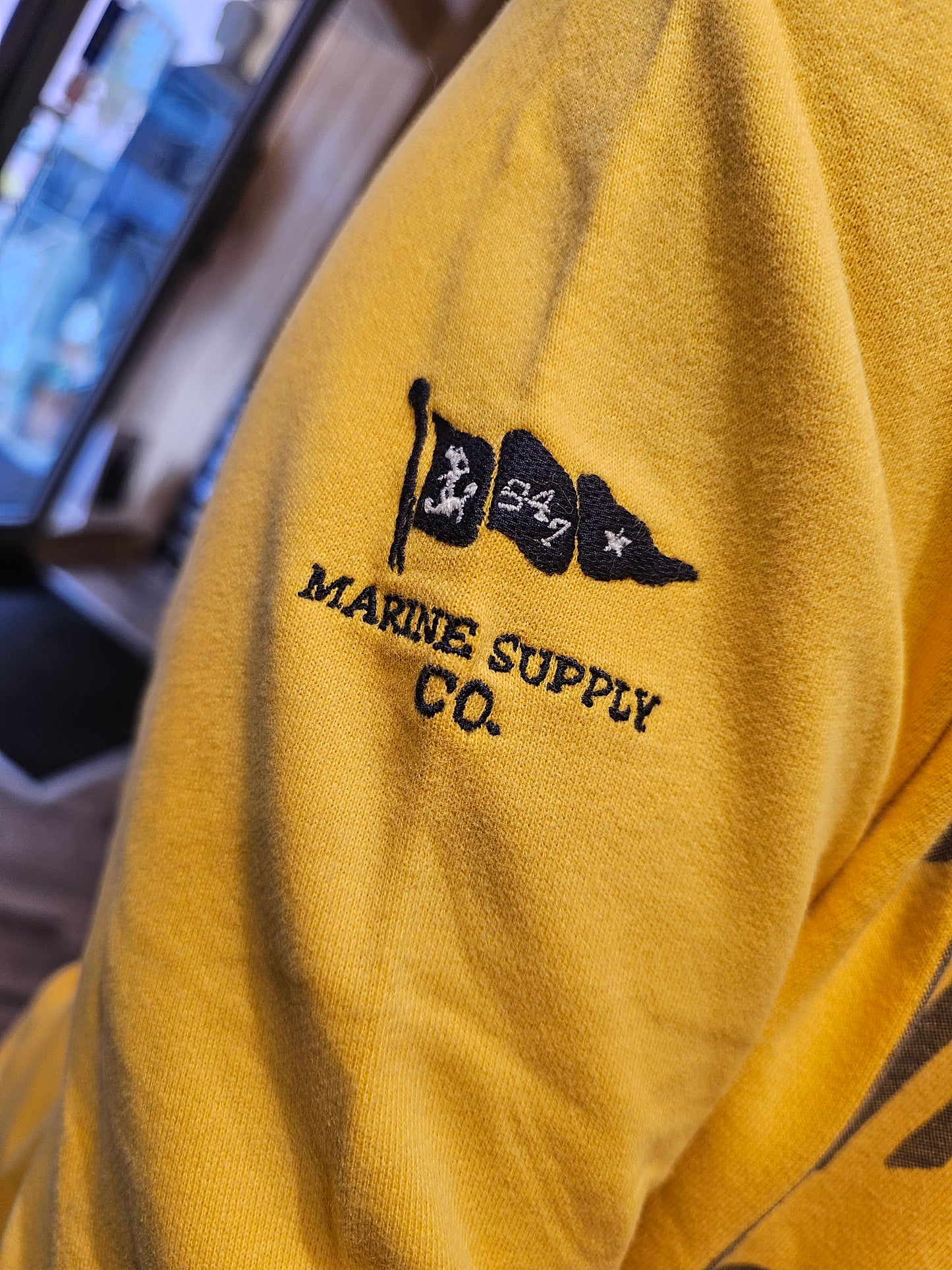 FELPA SUPERDRY MARINE GIALLA