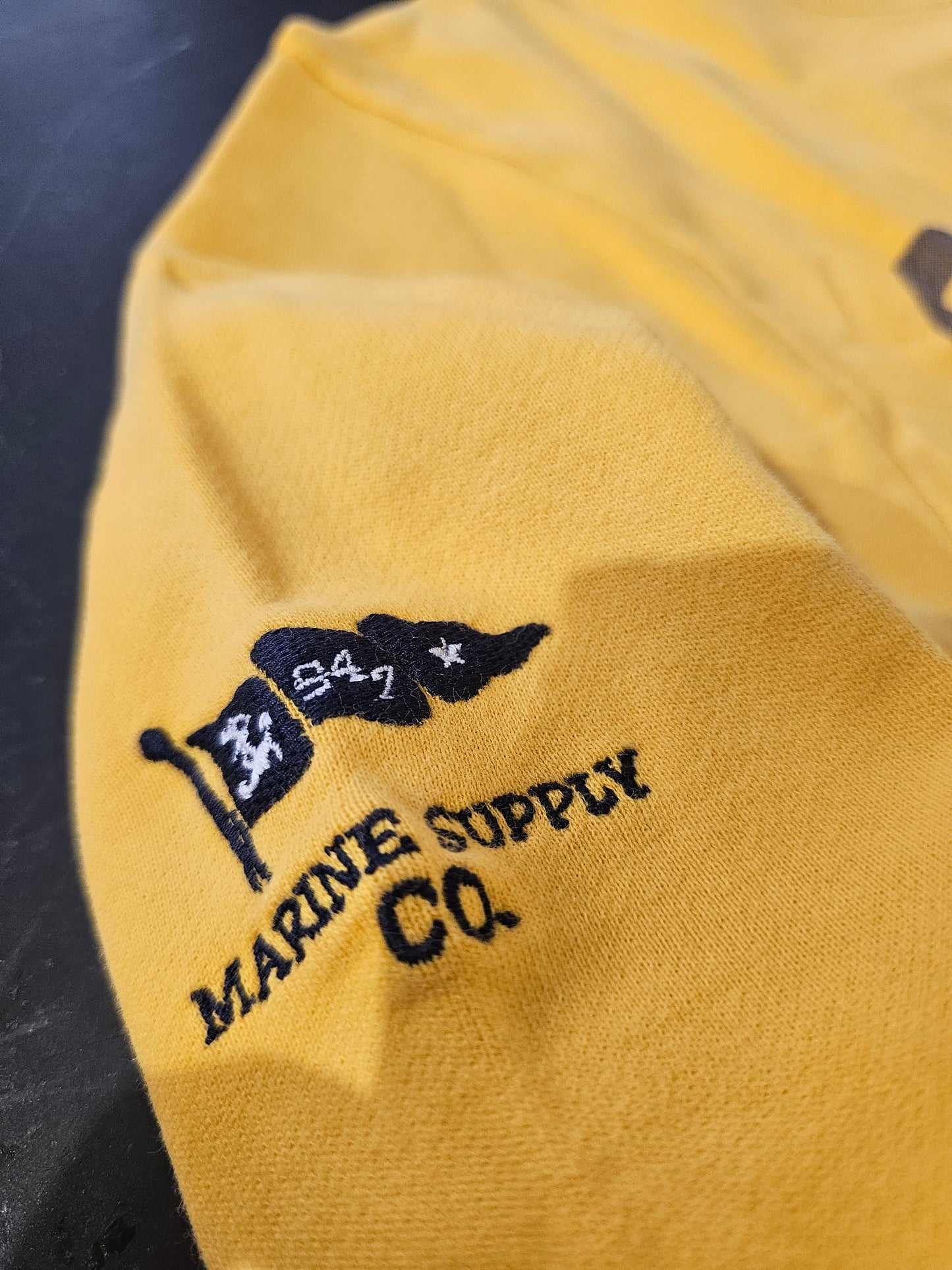 FELPA SUPERDRY MARINE GIALLA