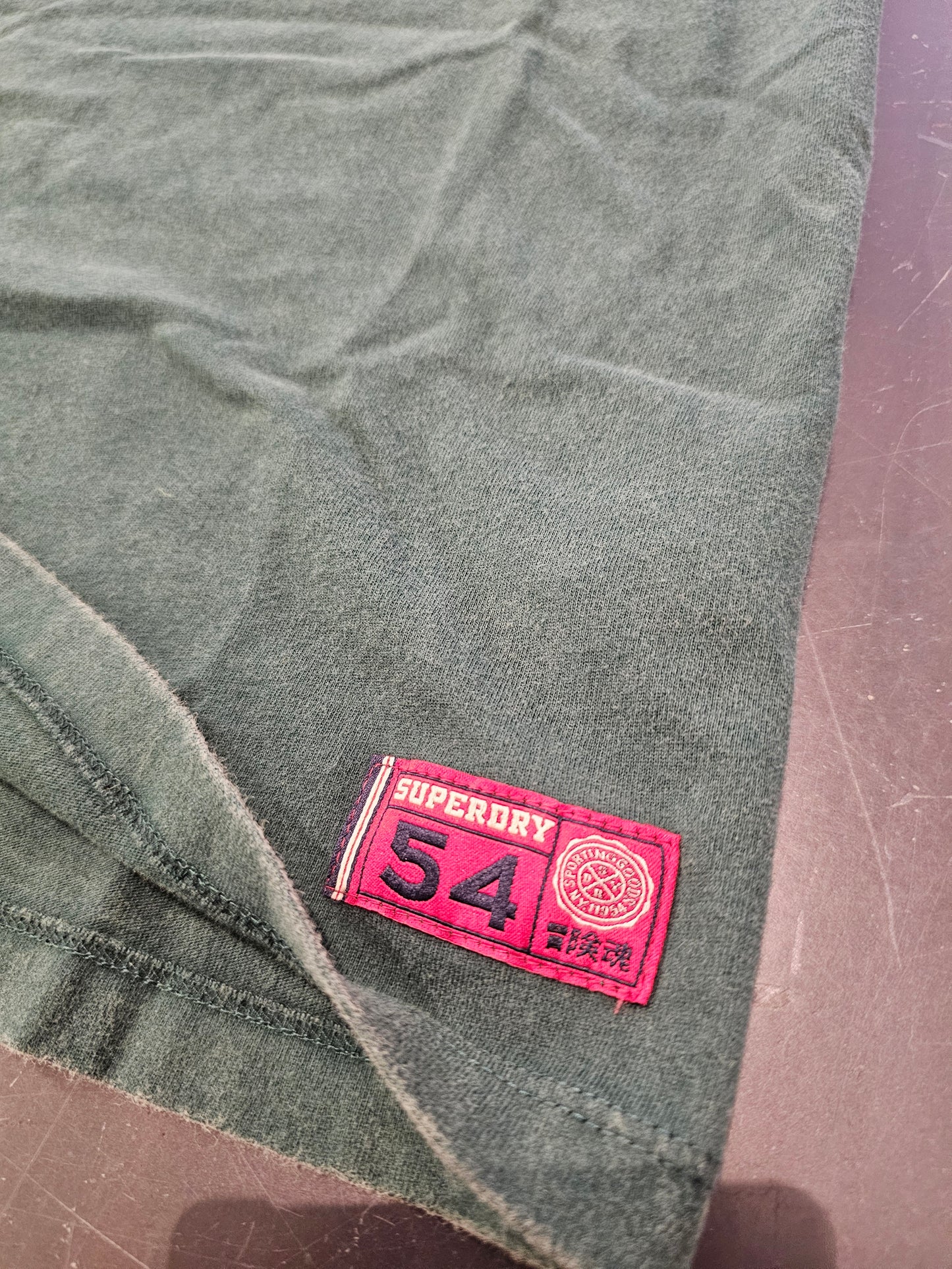 T-SHIRT VINTAGE SUPERDRY VERDE