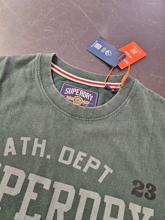 T-SHIRT VINTAGE SUPERDRY VERDE