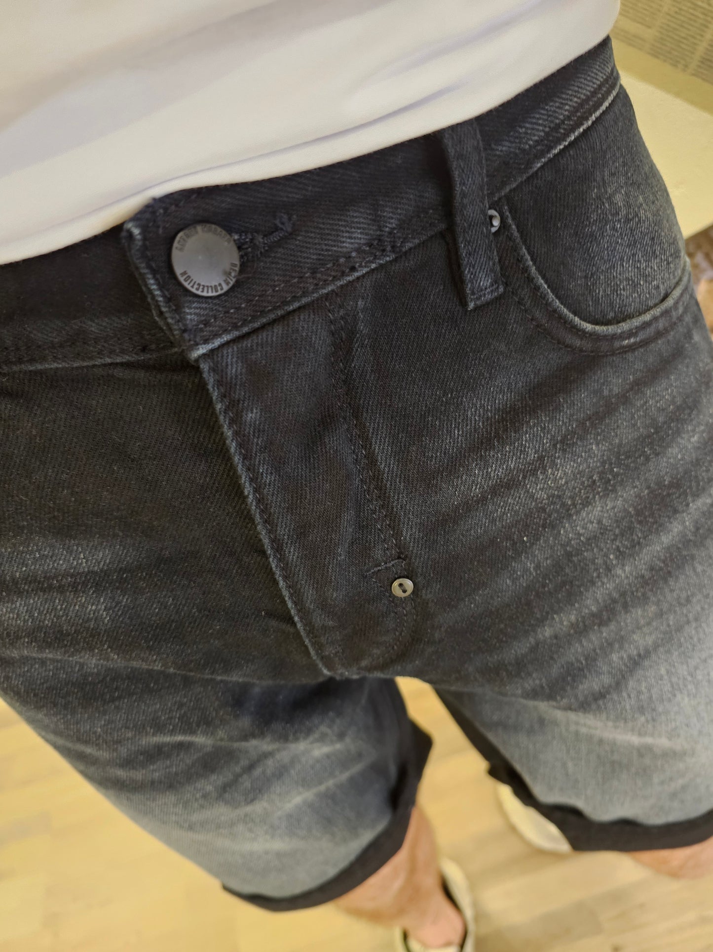 PANTALONCINO ARGON BLU CON STRIATURE
