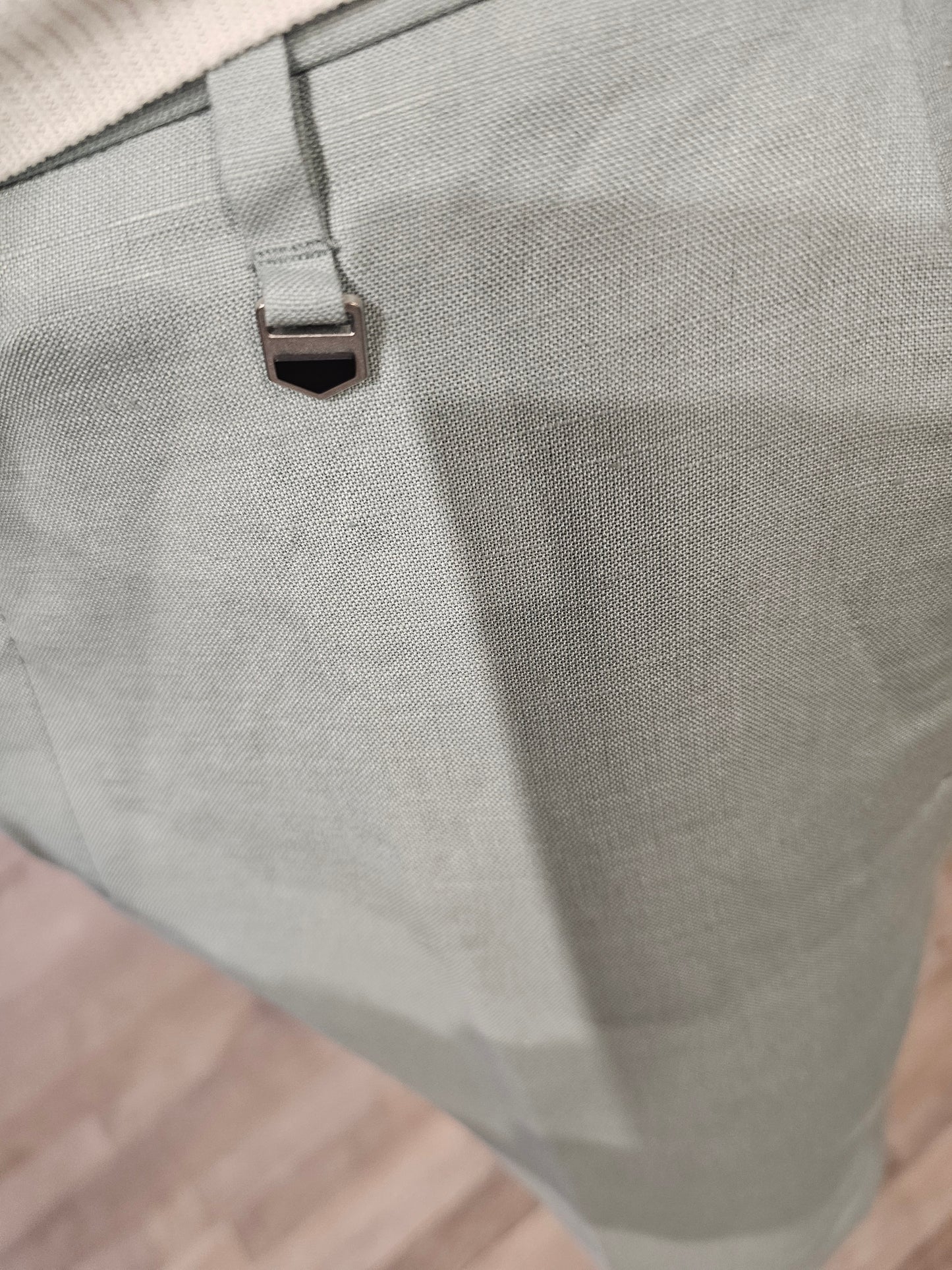ABITO 100% LINO VERDE ACQUA