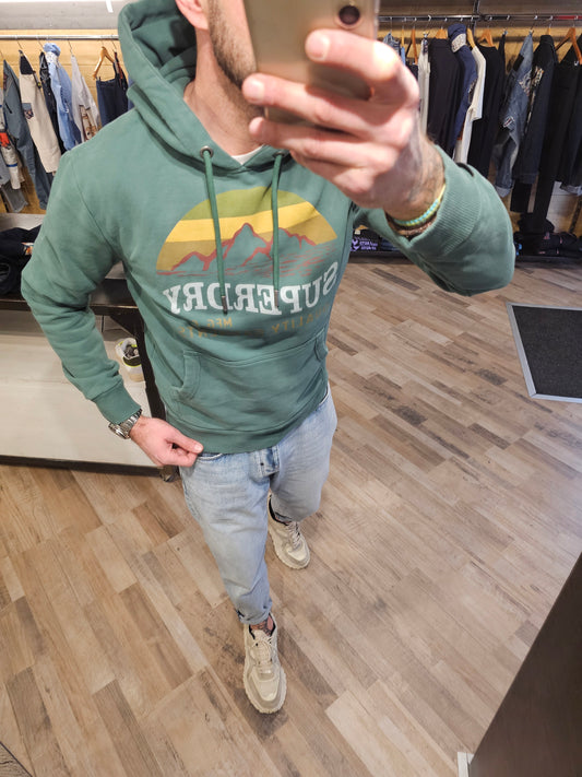 FELPA SUPERDRY MOUNTAIN VERDE