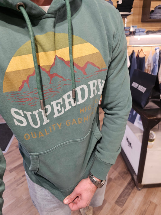 FELPA SUPERDRY MOUNTAIN VERDE