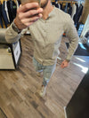 CAMICIA COREANA LINO BOTTONI LEGNO