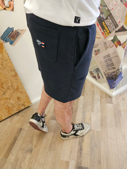 PANTALONCINO SUPERDRY LACCETTI BLU