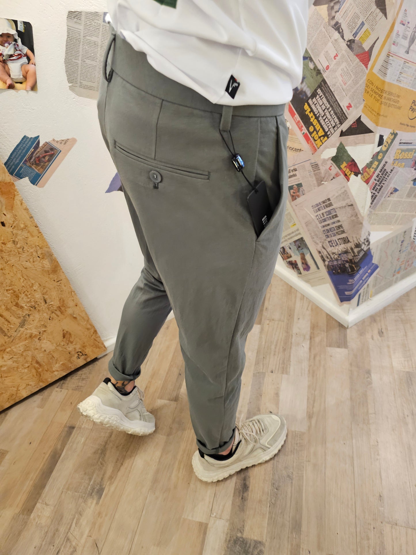PANTALONE CHINO ASHE LINO VERDONE