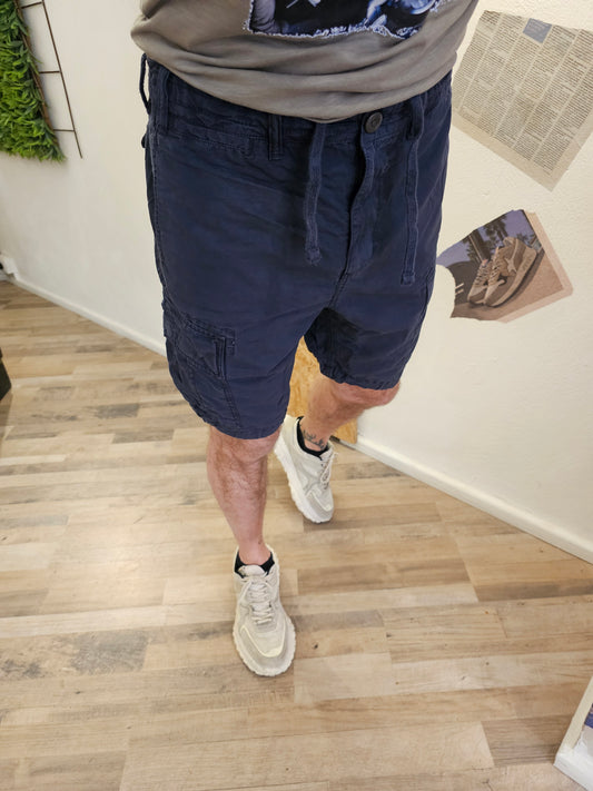 CARGO TELA PARACADUTE BLU