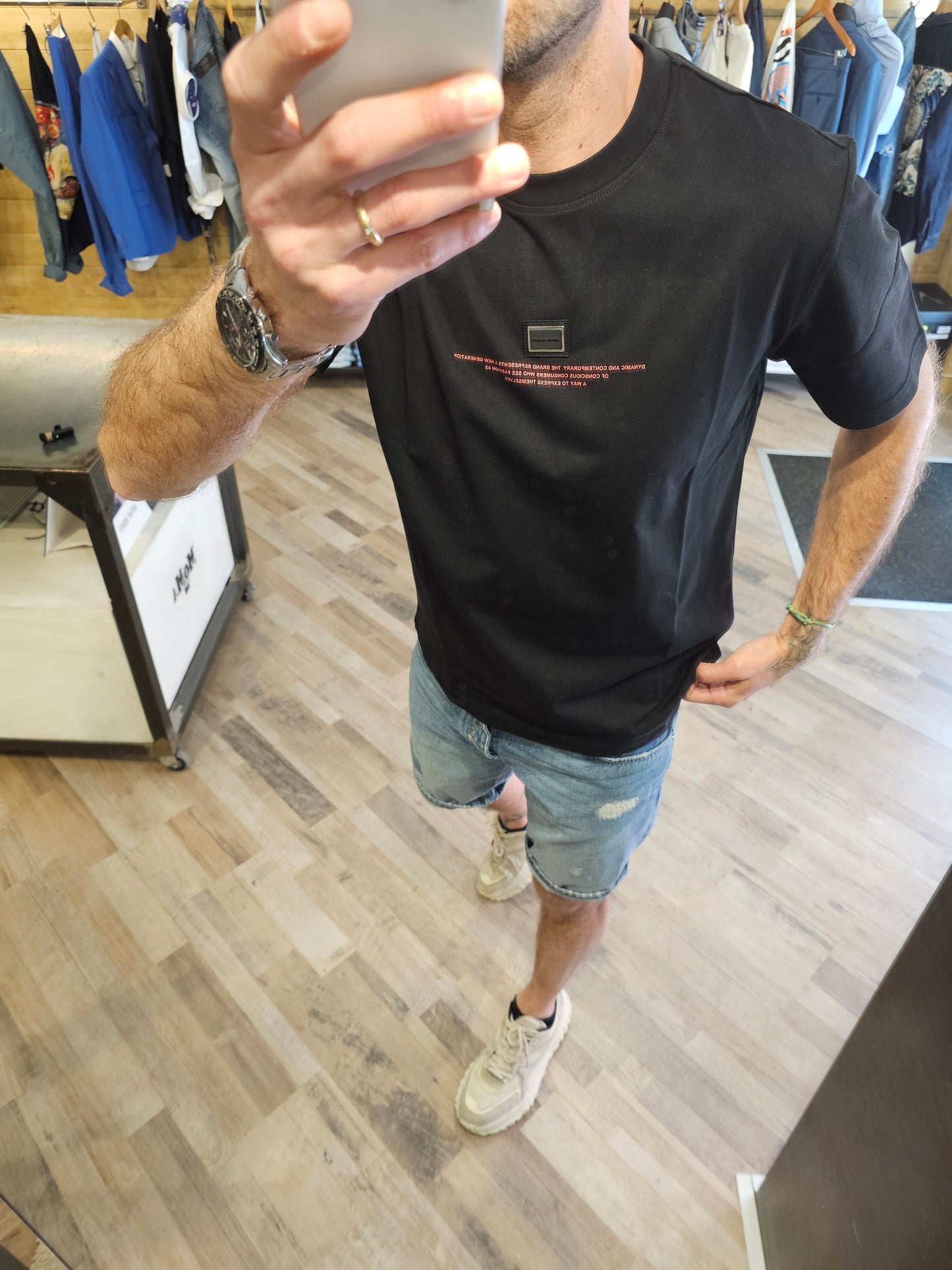 T-SHIRT RELAX FIT NERA