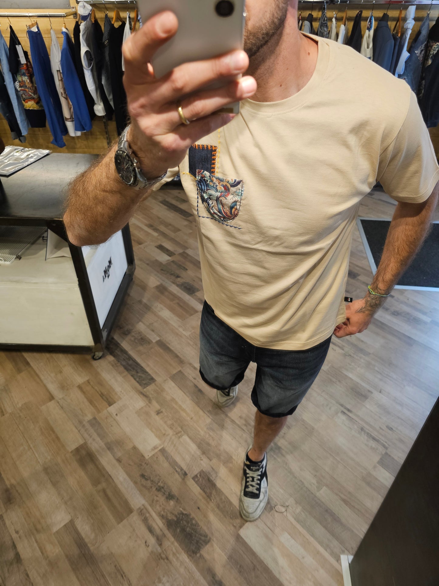 T-SHIRT PREMIUM SABBIA