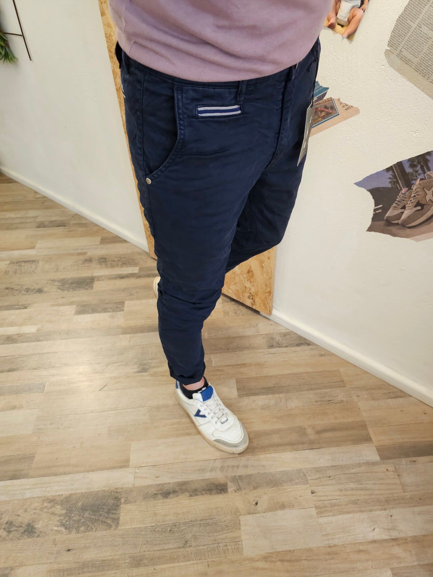 PANTALONE MIRTOS BLU