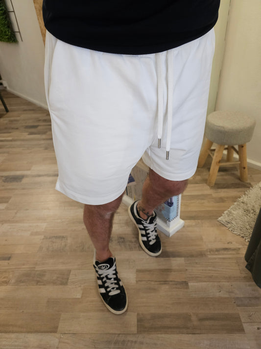 PANTALONCINO ELASTICO BIANCO