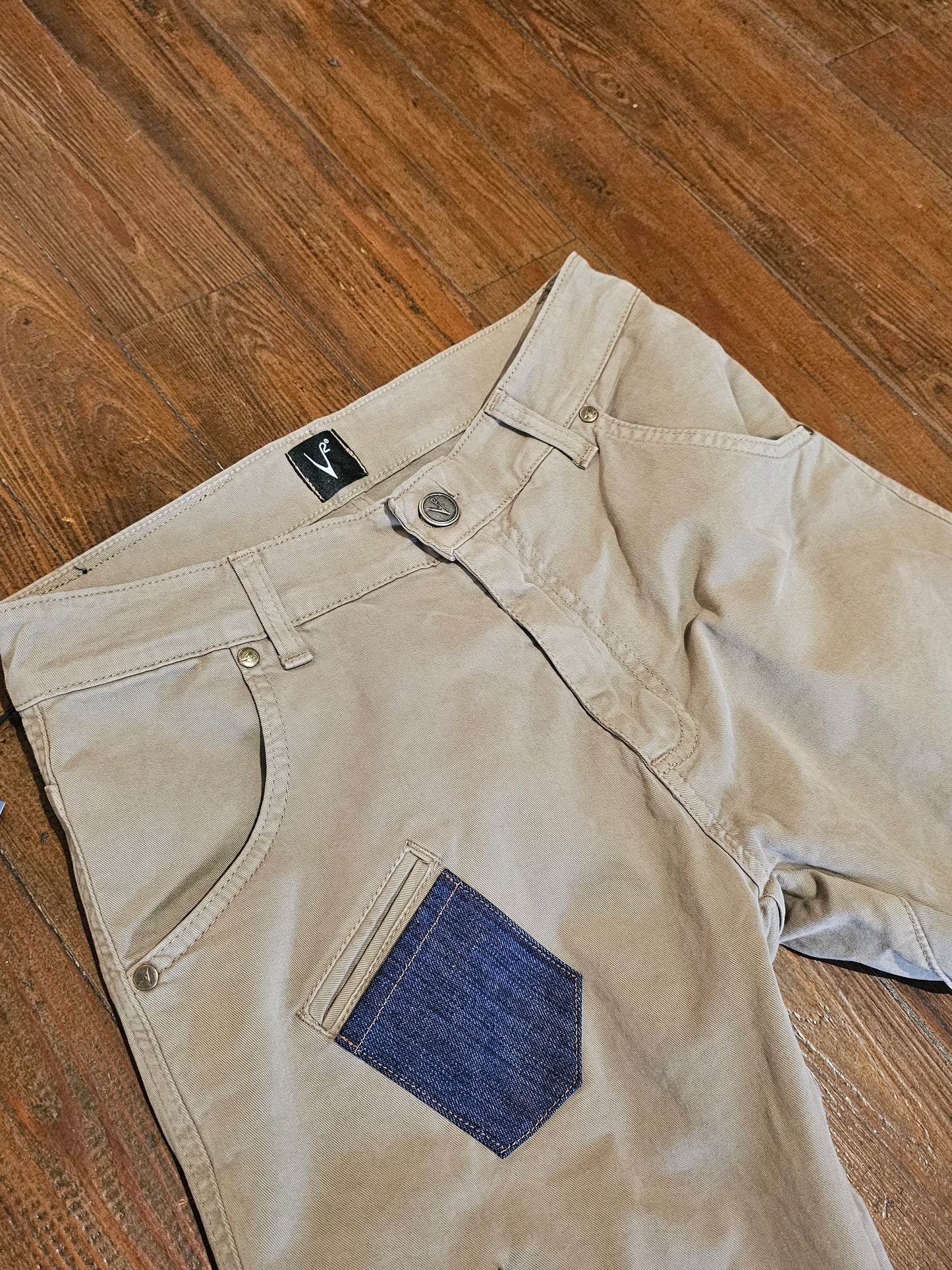 CARGO SABBIA TASCHE VELLUTO