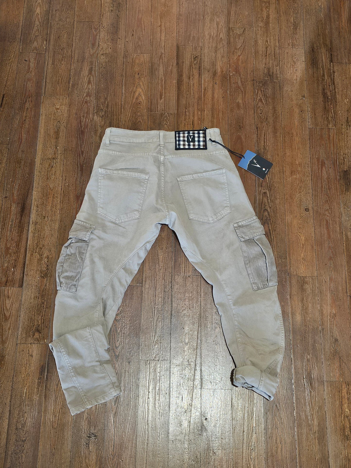 CARGO SABBIA TASCHE VELLUTO