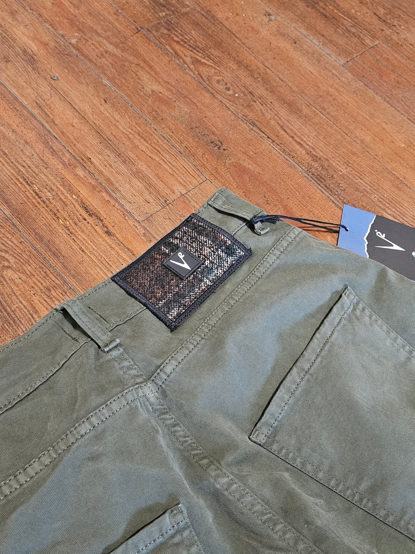 CARGO VERDONE TASCHE VELLUTO