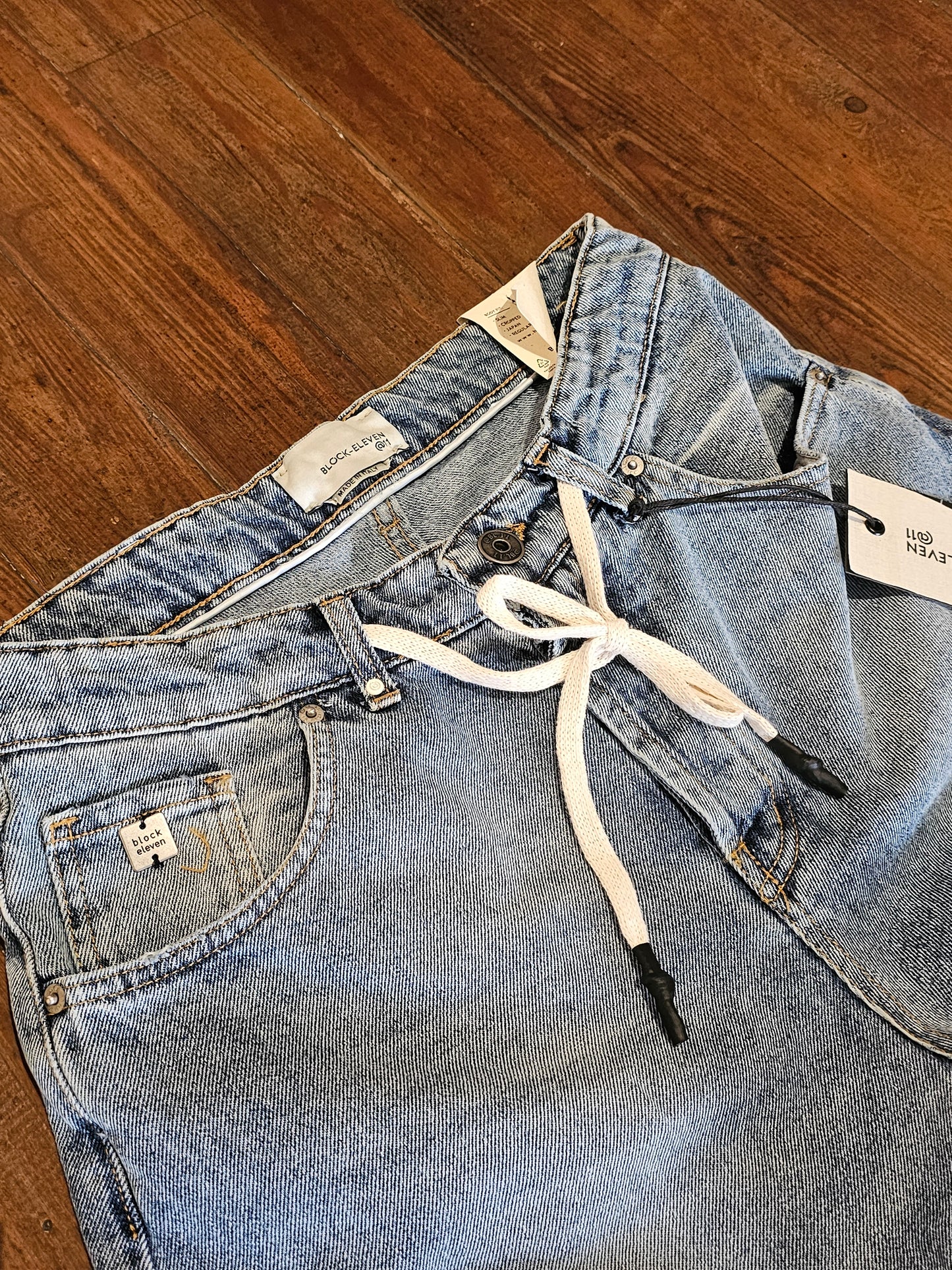 JEANS CROPPED LACCIO