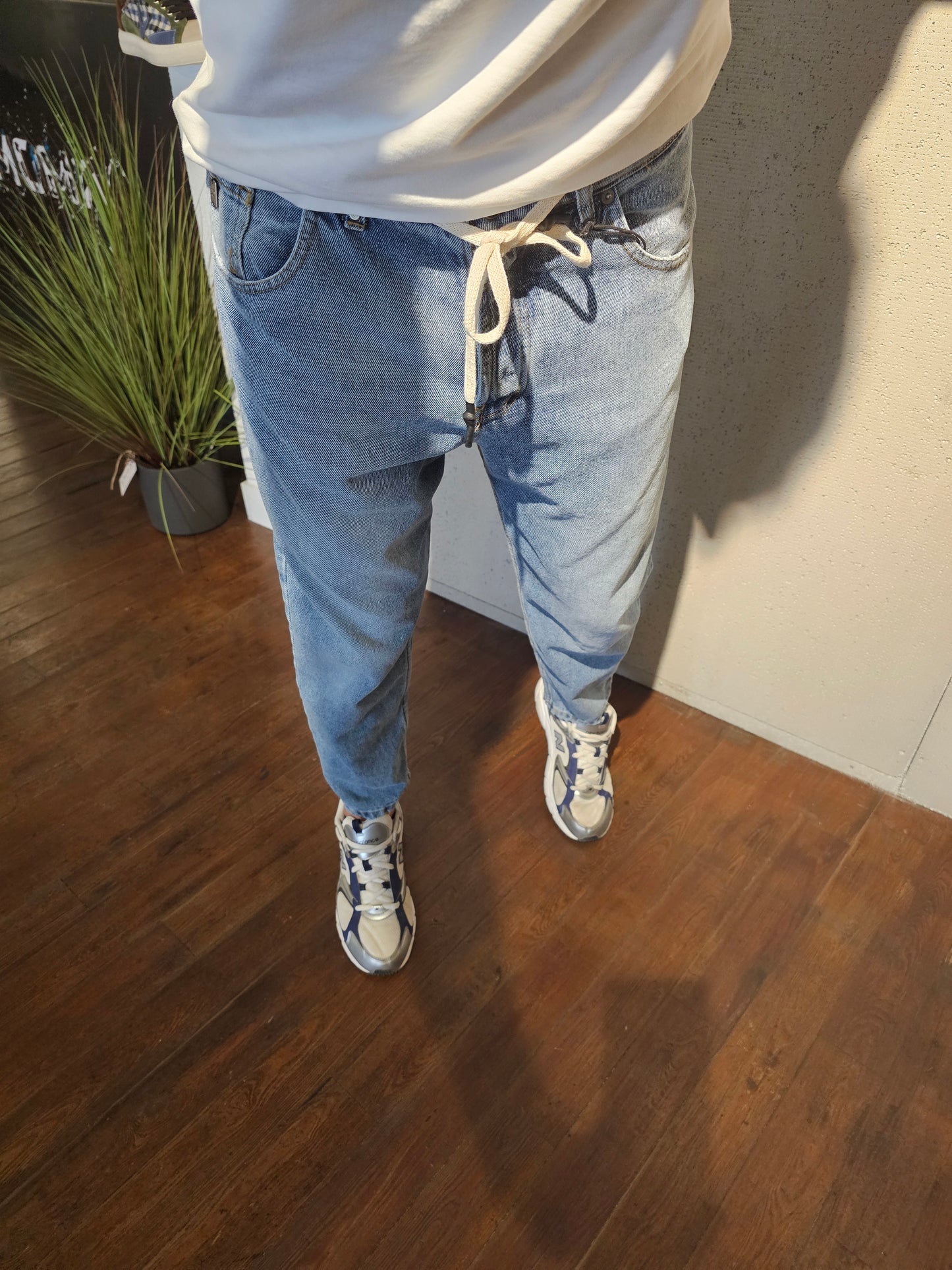 JEANS CROPPED LACCIO
