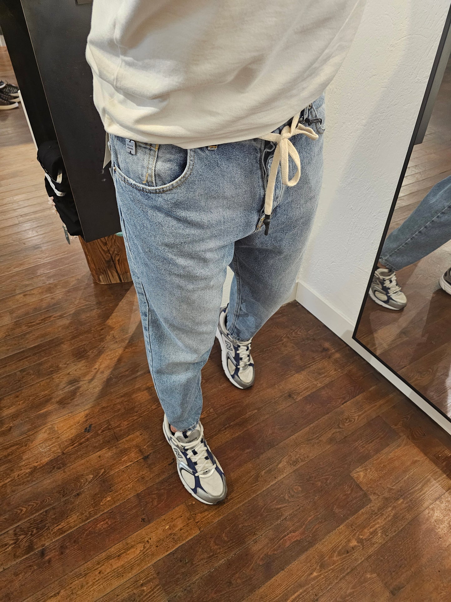 JEANS CROPPED LACCIO