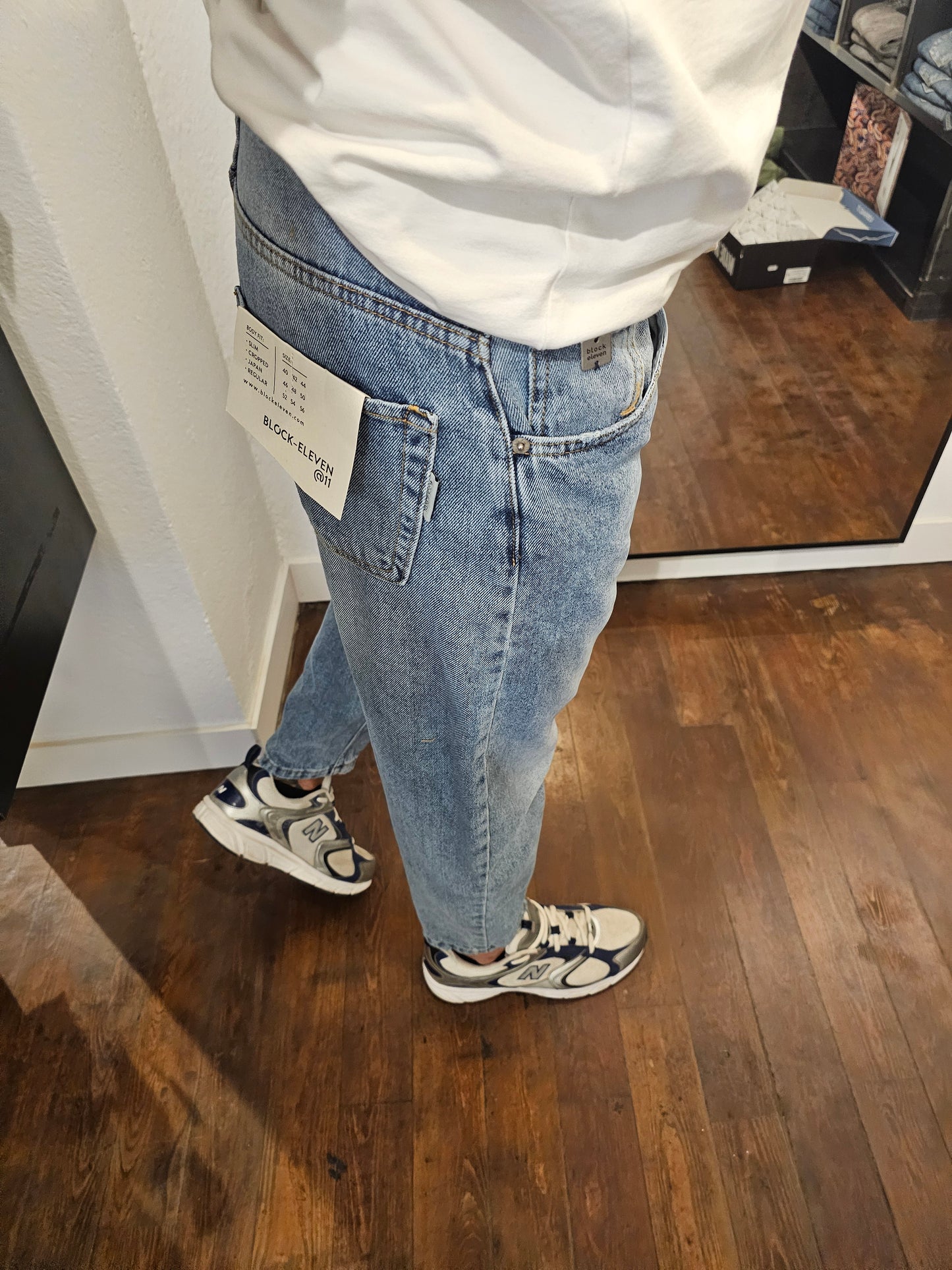 JEANS CROPPED LACCIO