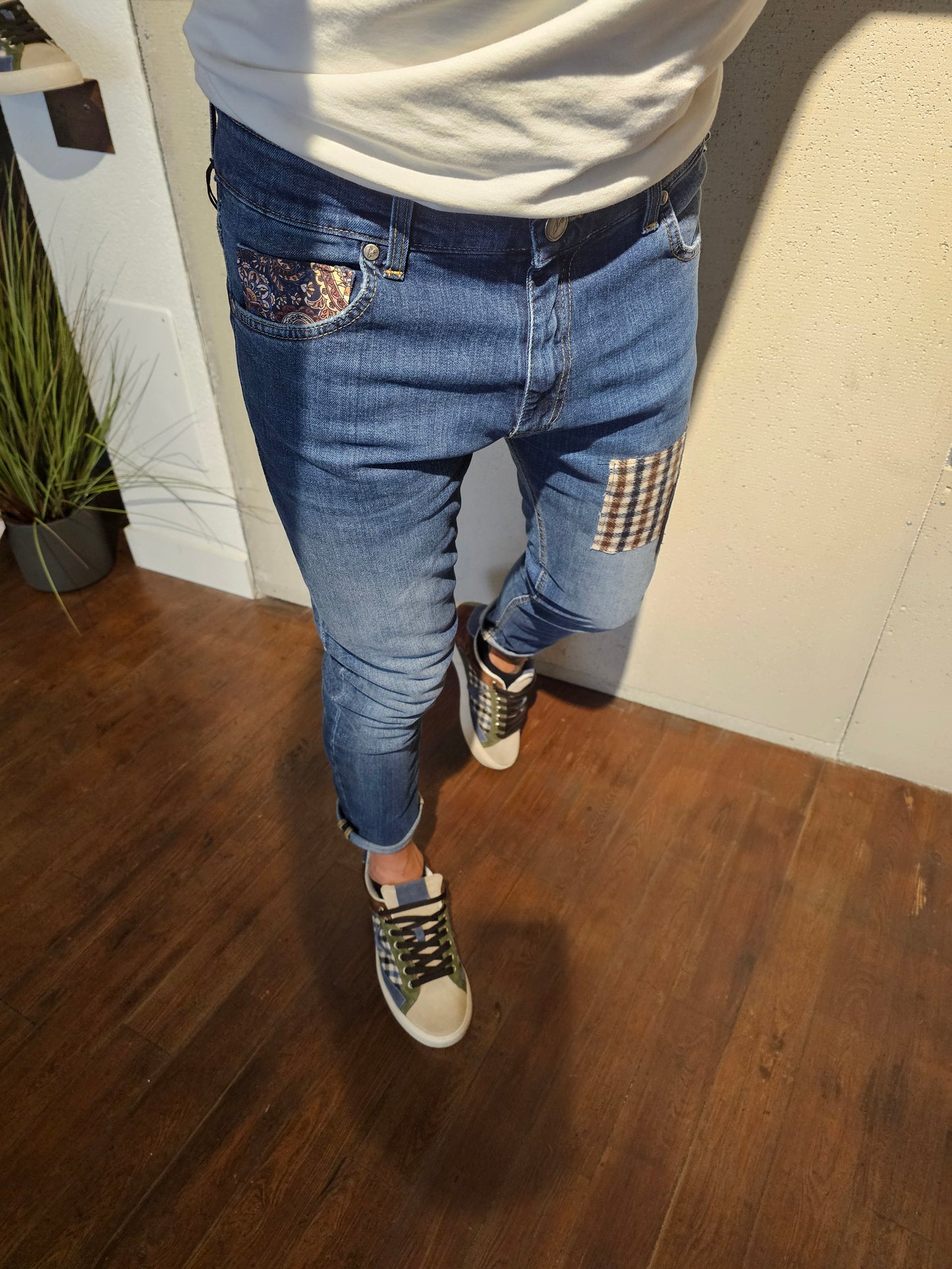 JEANS V2 PATCHWORK
