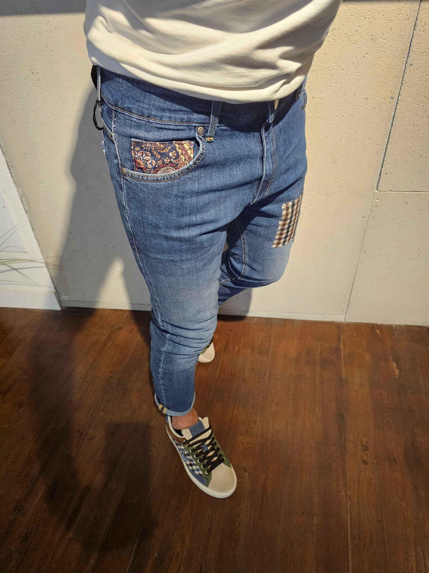JEANS V2 PATCHWORK