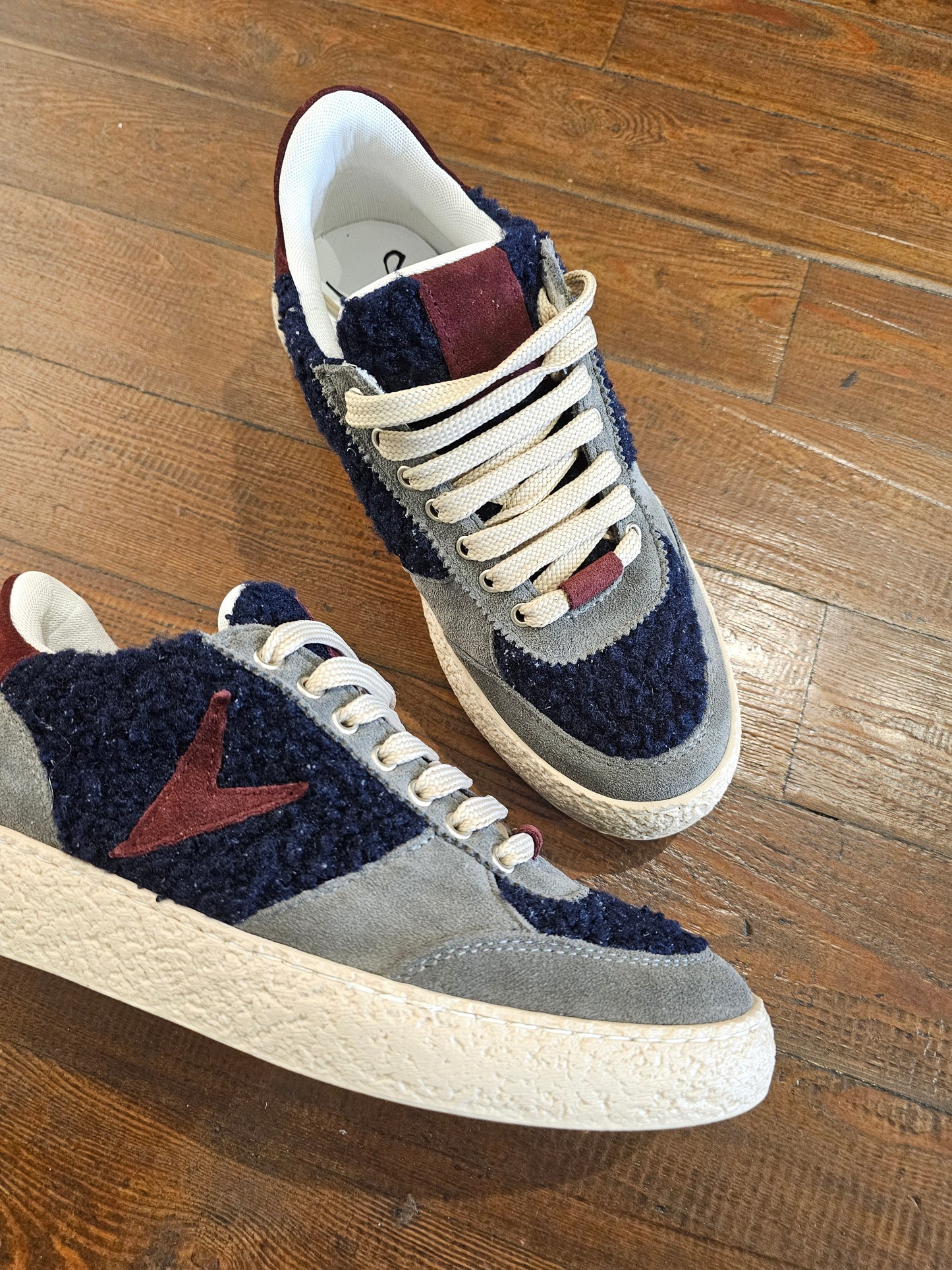 SNEAKERS V2 RICCIOLO BLU BORDEAUX