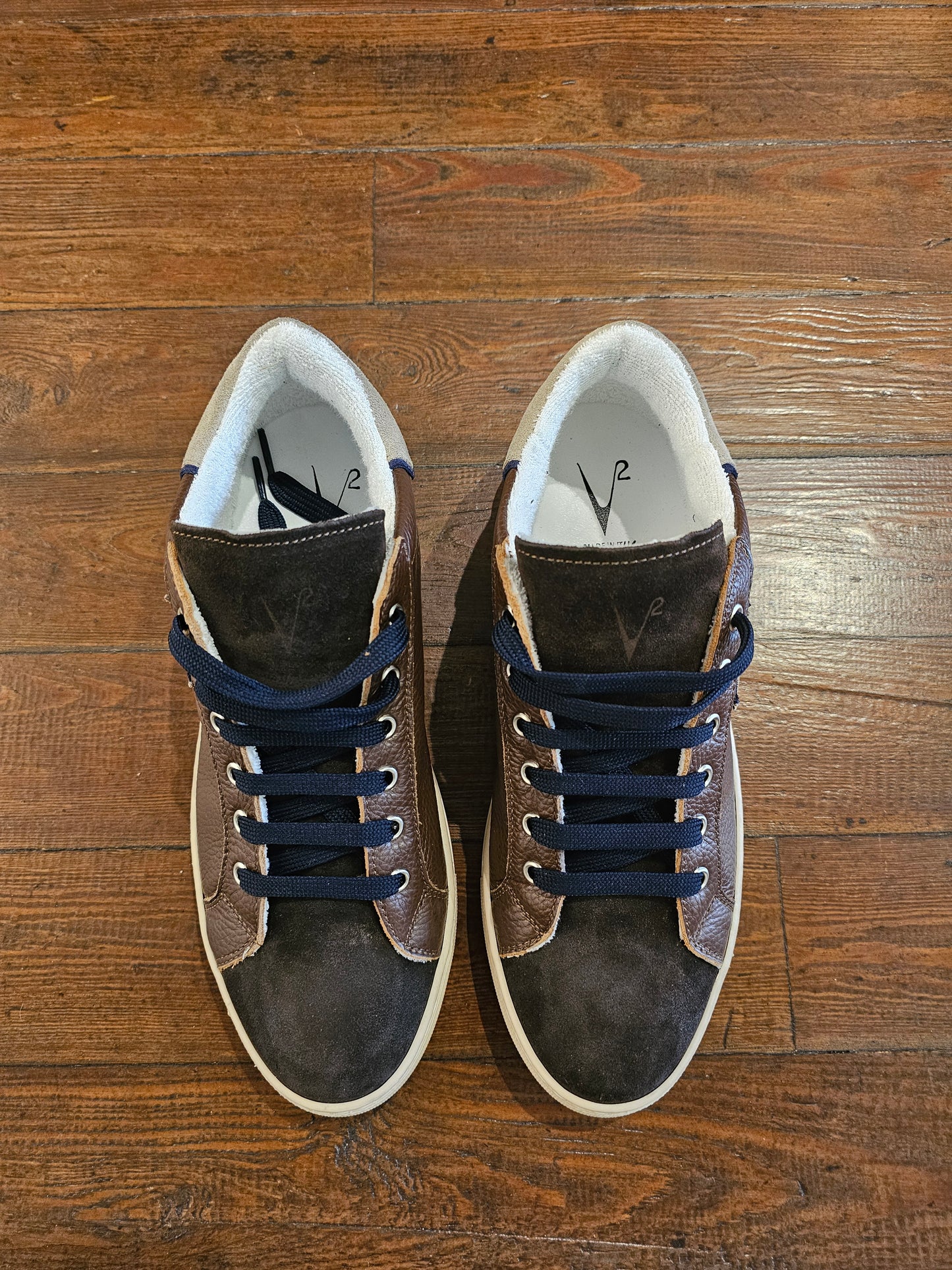 SNEAKERS PELLE V2 MORO