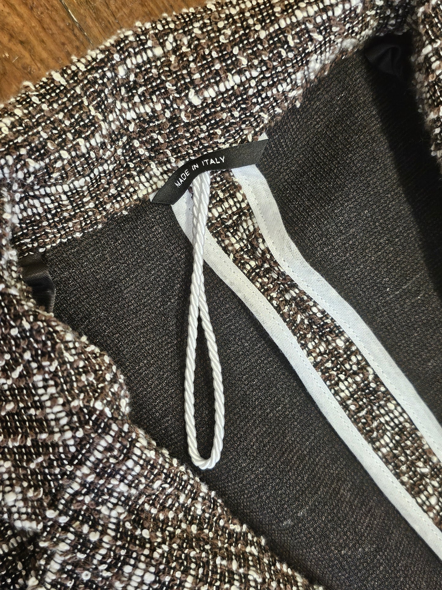 GIACCA BOUCLE' INTRECCIATO