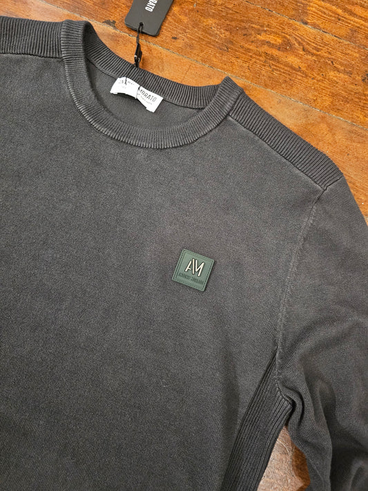 MAGLIONCINO BASIC VERDE LOGO