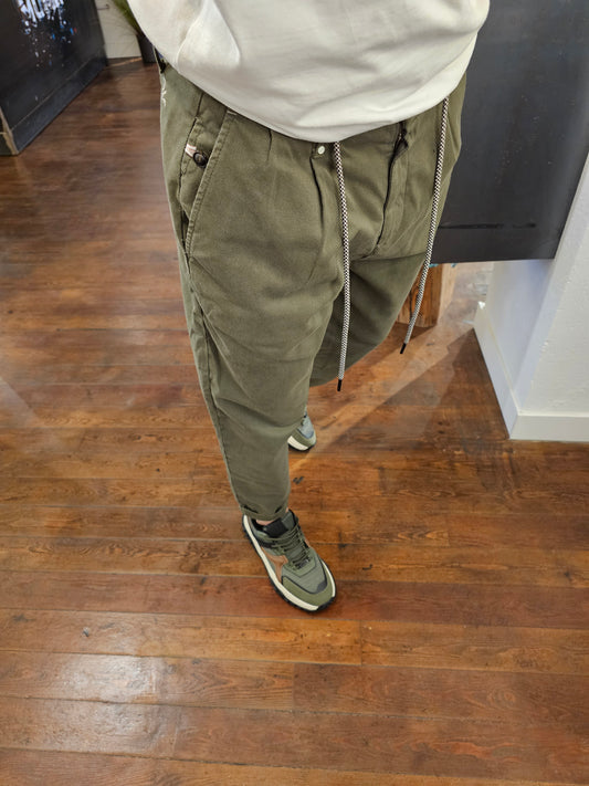 PANTALONE CHINO CROPPED VERDONE