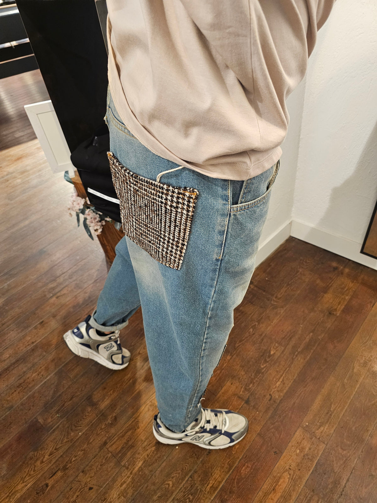 JEANS TOPPE OVER/D