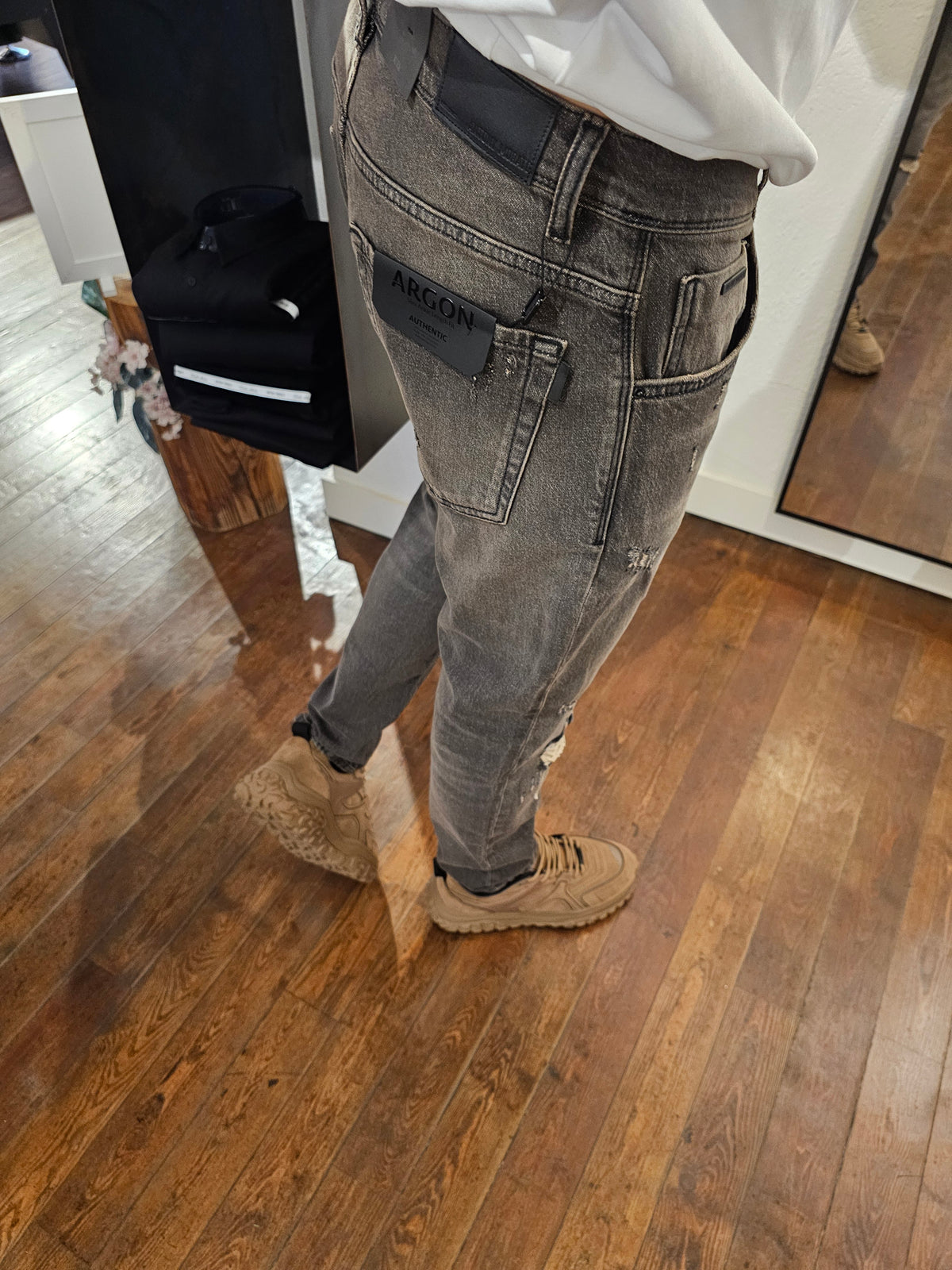 JEANS ARGON GRIGIO SABBIATO