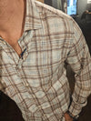 CAMICIA CHECK DOPPIA STAMPA