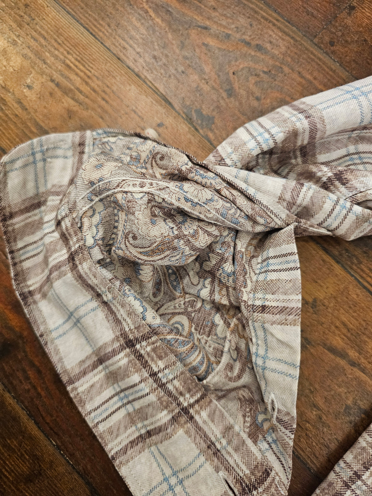 CAMICIA CHECK DOPPIA STAMPA