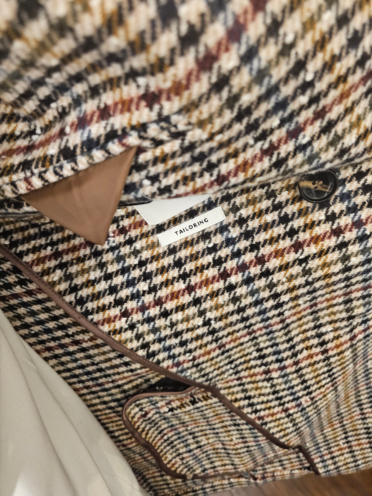 CAPPOTTO PIED DE POULE