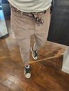 PANTALONE CHINO CROPPED VELLUTO