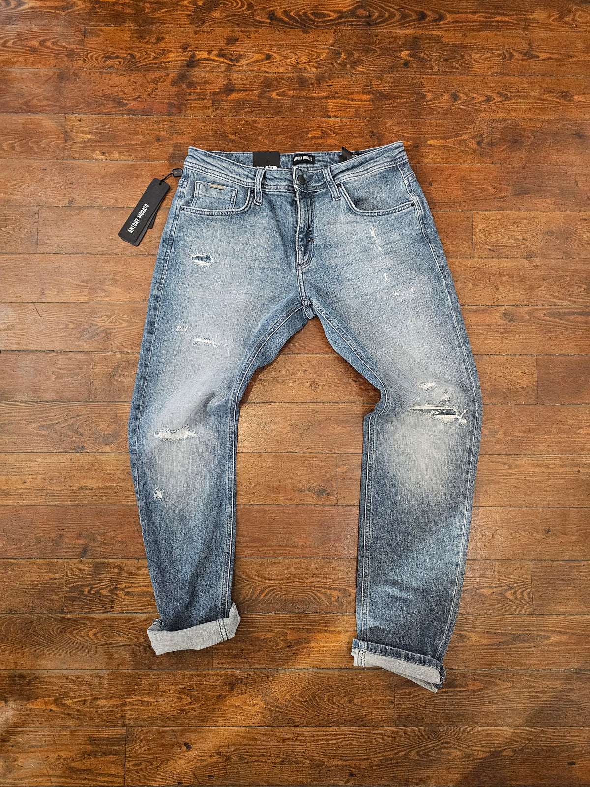 JEANS KURT COMFORT  BLU ICE