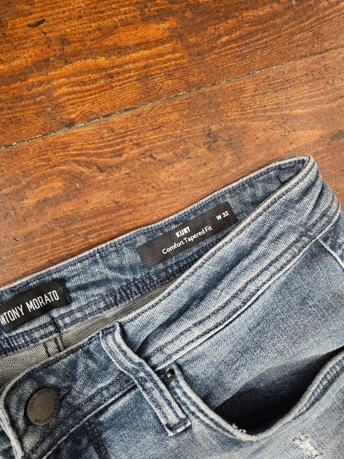 JEANS KURT COMFORT  BLU ICE