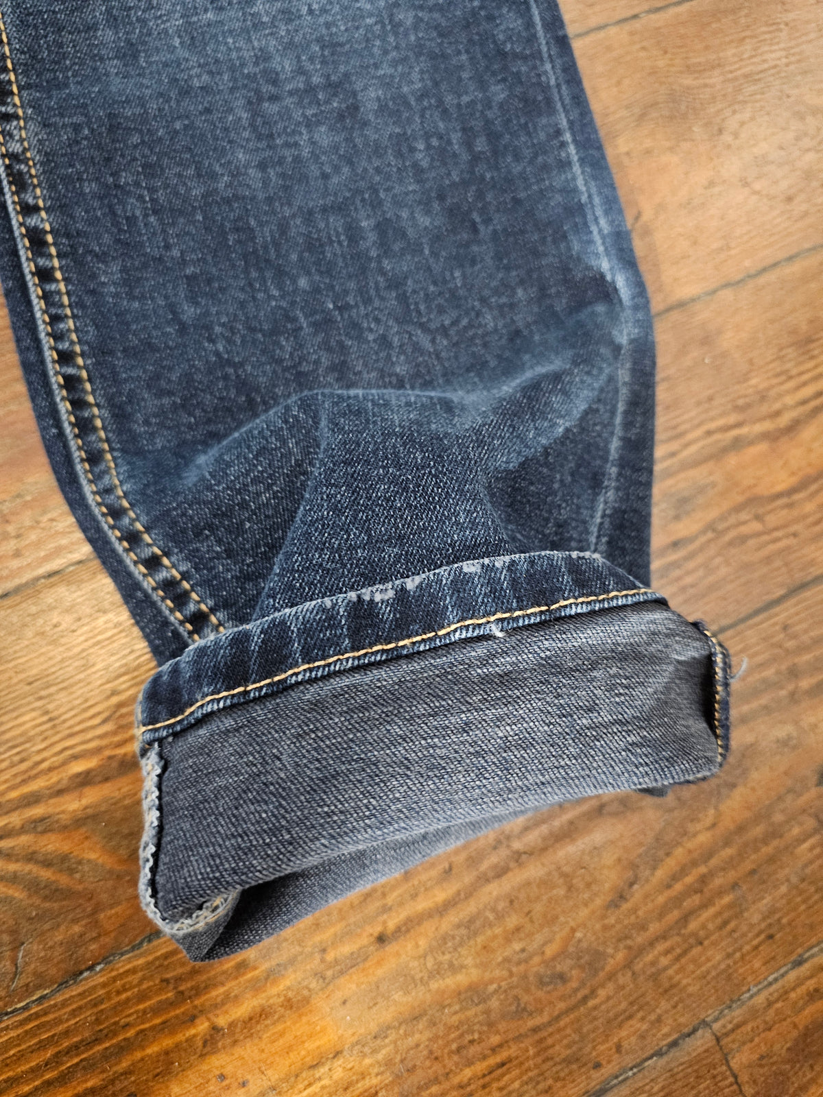JEANS OZZY TAPPERD GOLD BLU