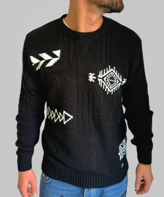 MAGLIA INTARSIO BL11