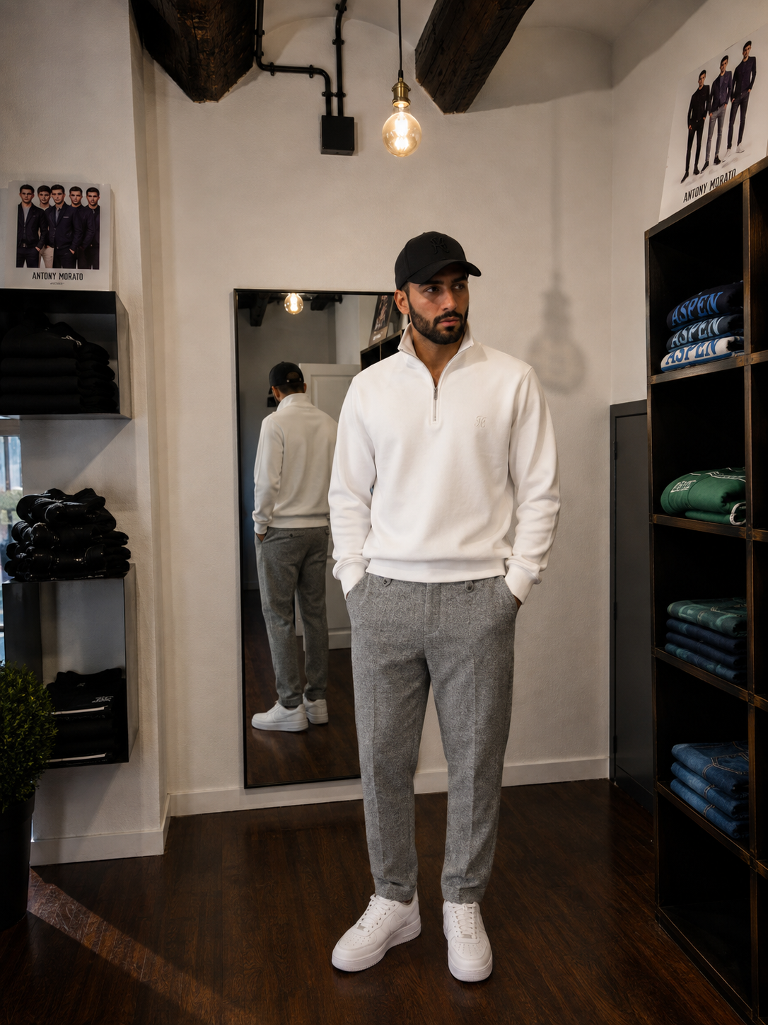 FELPA MEZZA ZIP OPEN MIND LIMITED
