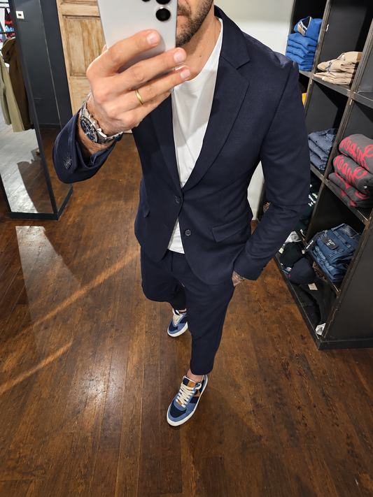 ABITO BLU TWILL SUPERFLEX