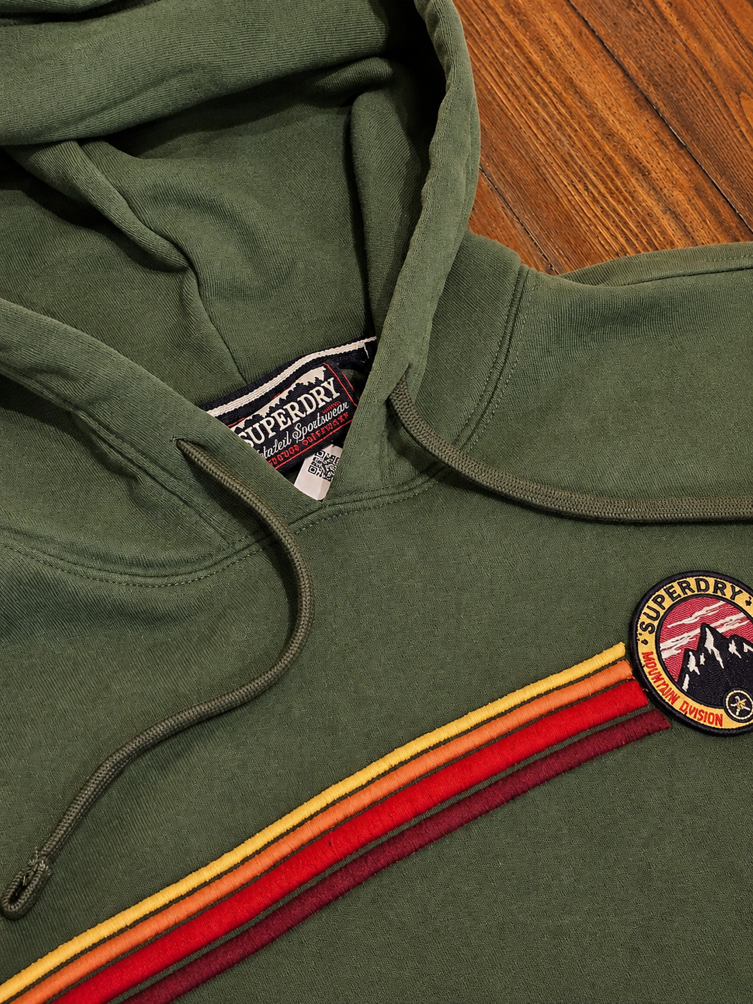 FELPA SUPERDRY BOSTON GREEN