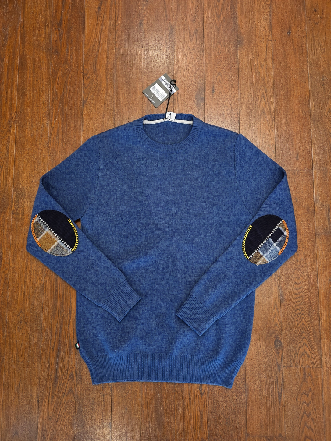 MAGLIA PATCHWORK GOMITI POLVERE