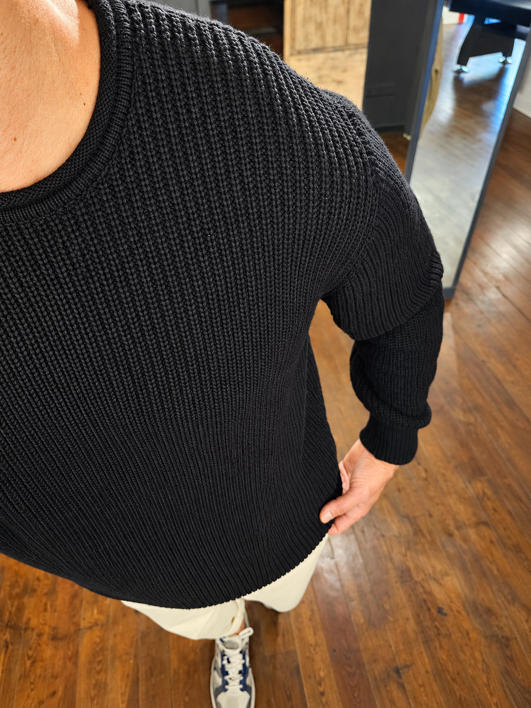 MAGLIONE COMFORTABLE NERO